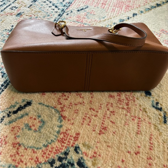 Gently used Michael Kors Tote Brown Pleather - Picture 5 of 5